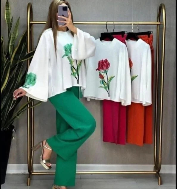 Comfort Floral Summer Co-Ord 2 Piece