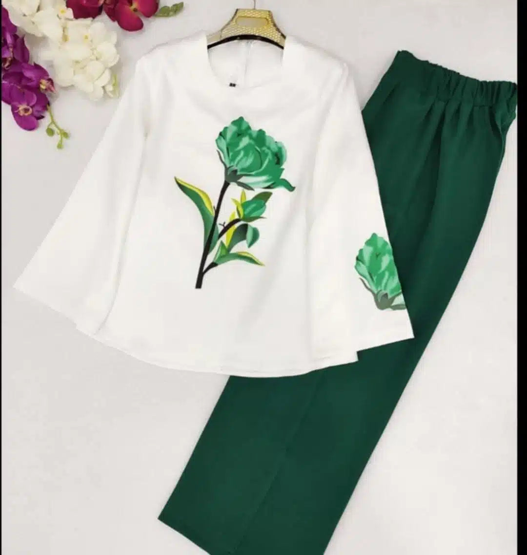 Comfort Floral Summer Co-Ord 2 Piece