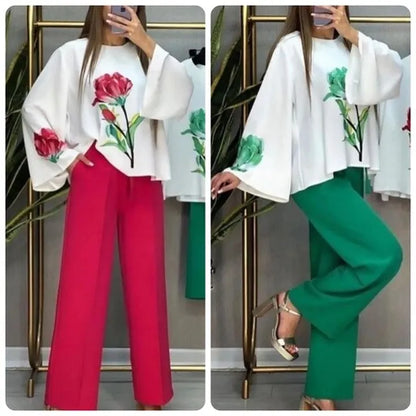 Comfort Floral Summer Co-Ord 2 Piece