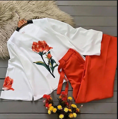 Comfort Floral Summer Co-Ord 2 Piece