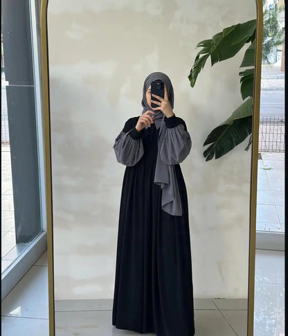 Comfort Frill Abaya Style Long Cuff Maxi